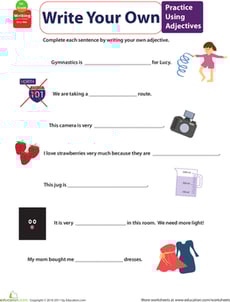 Get into Grammar: Practice Using Adjectives