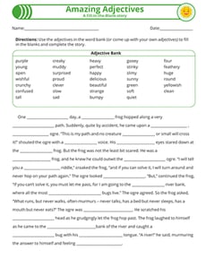 Amazing Adjectives
