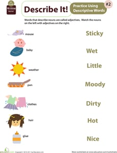 Get into Grammar: Descriptive Words #2