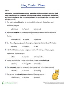 Using Context Clues