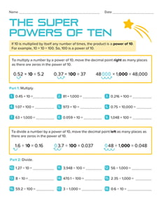 The Super Powers of Ten