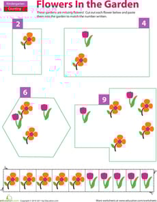 Cut and Paste Counting: Flowers