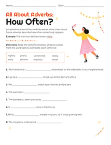 All About Adverbs: How Often?