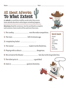 All About Adverbs: To What Extent?