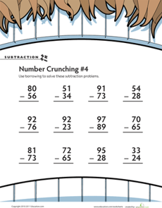 Subtraction Number Crunching #4