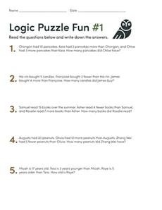 Logic Puzzle Fun #1