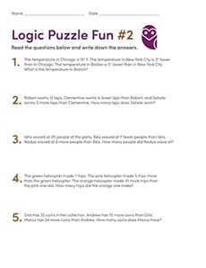 Logic Puzzle Fun #2