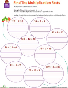 Multiplication Facts