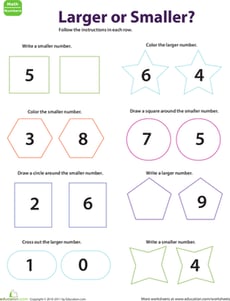 Numbers Large and Small: Shapes