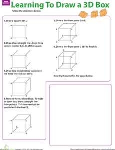 Learning to Draw a 3D Box