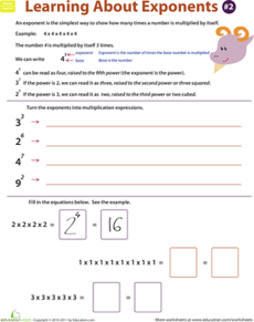 Exponents Expressions
