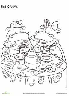 Find the Hidden Objects: Teacups