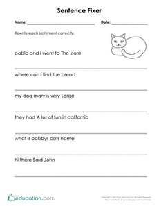 Sentence Fixer