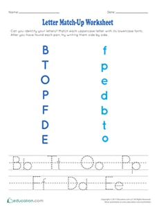 Letter Match-Up