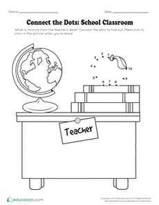 Connect the Dots: School Classroom