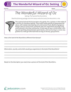 The Wonderful Wizard of Oz: Setting