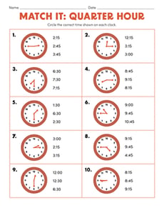 Match It: Quarter Hour