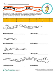 Measuring Snakes