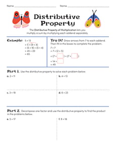 Distributive Property