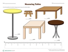 Measuring Tables 