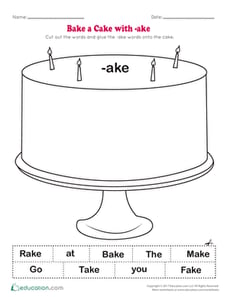 Bake a Cake with -ake!