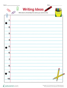 Writing Ideas