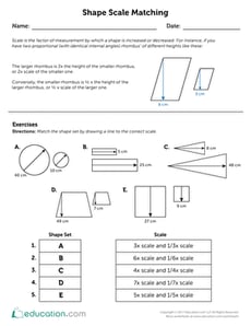 Shape Scale Matching