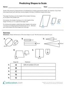 Predicting Shapes to Scale