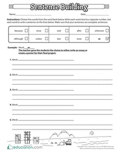 Sentence Building