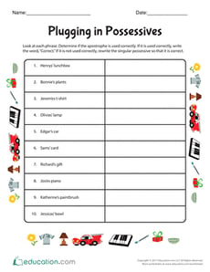 Plugging in Possessives