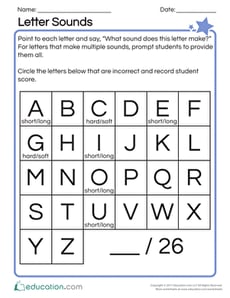 Letter Sounds