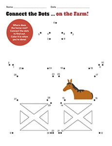 Connect the Dots on the Farm