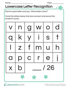Lowercase Letter Recognition