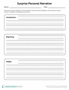 Personal Narrative: Surprise!