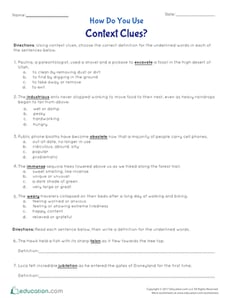 How Do You Use Context Clues?