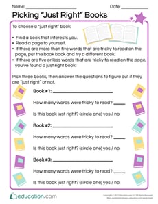 Picking "Just Right" Books