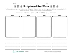Storyboard Pre-Write
