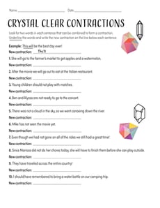 Crystal Clear Contractions