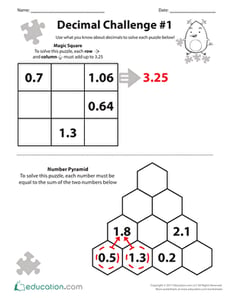 Decimal Challenge #1