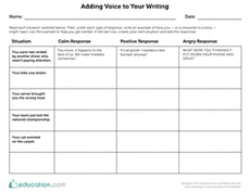 Adding Voice to Your Writing