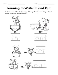Learning to Write: In and Out