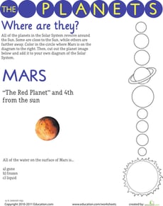 Where Are the Planets?: Mars
