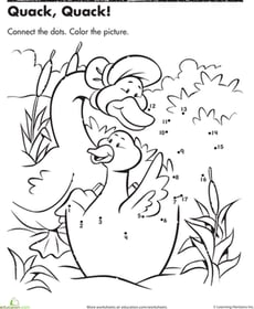 Quack, Quack! Connect the Dots