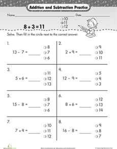 What's the Answer? Addition and Subtraction
