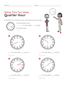 Telling Time: Quarter Hour