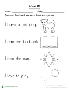 Read It and Color It!