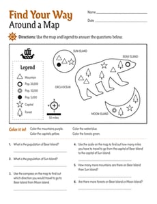 Find Your Way Around a Map