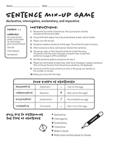 Sentence Mix-Up Game