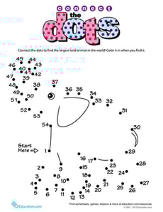 Connect the Dots: Elephant