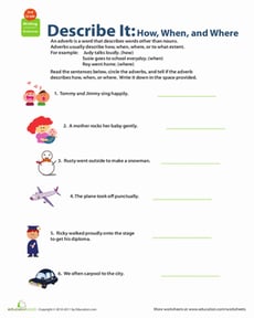 All About Adverbs: Describing How, When, and Where